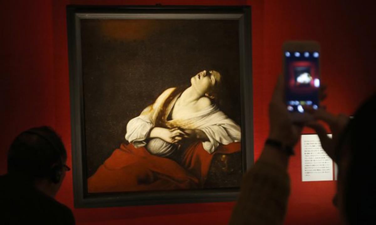 Caravaggios Mary Magdalene in Ecstasy painting revealed in Tokyo